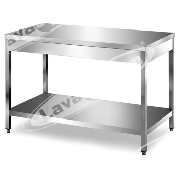 Tavolo Inox Professionale su Gambe cm 160x60x85