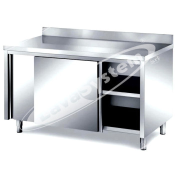 Tavoli Armadiati Inox - Attrezzature e forniture professionali per la ristorazione - Lavasystem