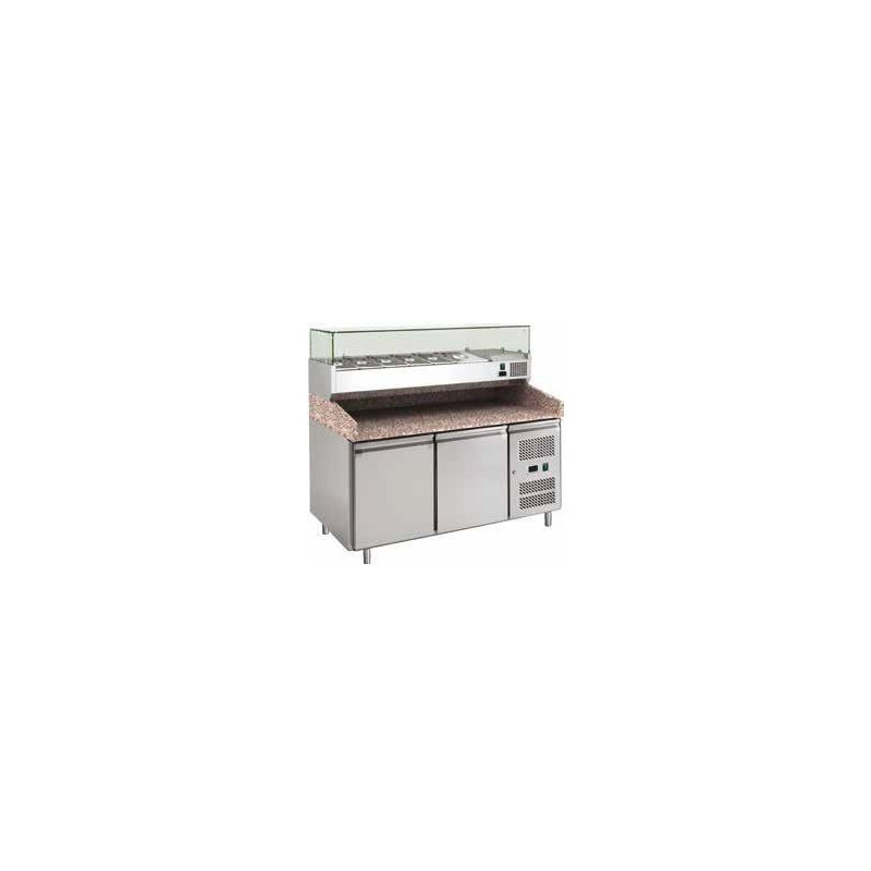 banco-pizza-refrigerato-1-porta-60x40-e-cassettiera-completo-di-vetrinetta-gn-14