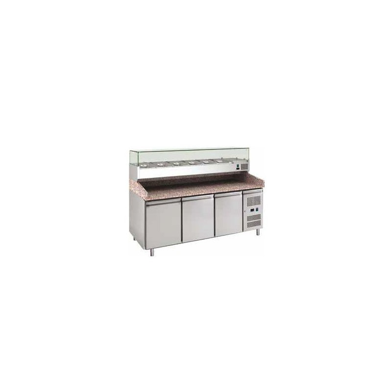 banco-pizza-refrigerato-1-porta-60x40-e-cassettiera-completo-di-vetrinetta-gn-14