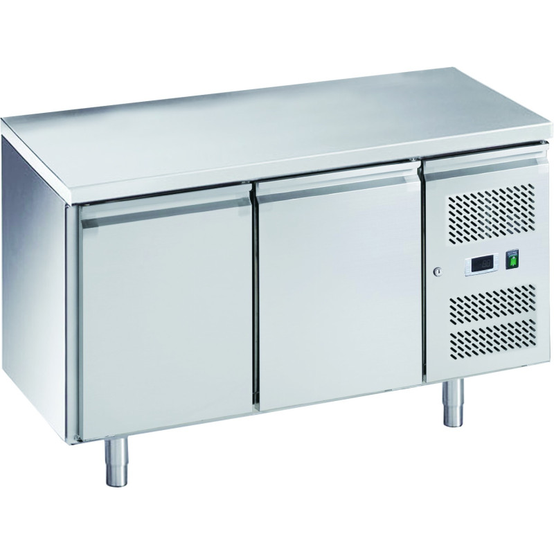 Tavolo Refrigerato 2 Porte -2°+8° Ventilato cm 136x70x85 h