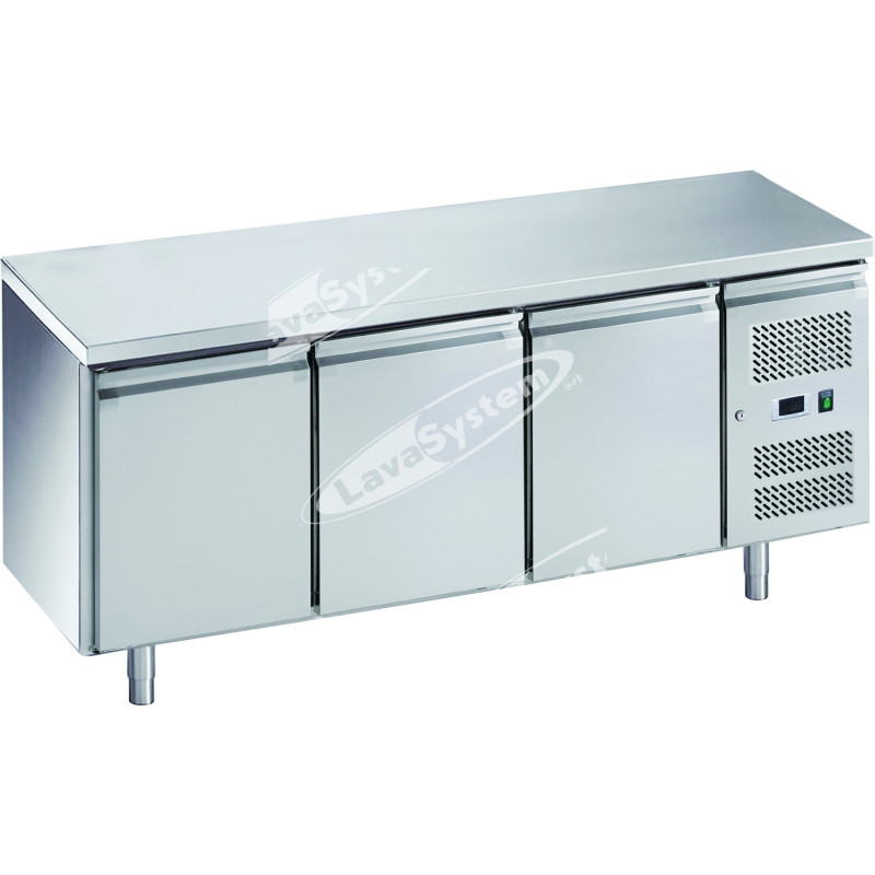 Tavolo Refrigerato 3 Porte -18°-22° Ventilato cm 179,5x70x85 h