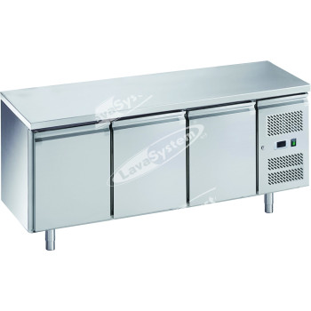 Tavolo Refrigerato 3 Porte -18°-22° Ventilato cm 179,5x70x85 h