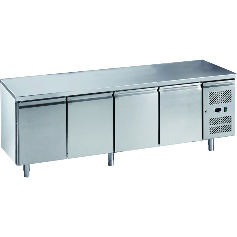 Tavolo Refrigerato 4 Porte -2°+8° Ventilato cm 223x70x85 h