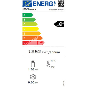 Vetrina Refrigerata Espositore Frigo Professionale SNACK638L2TNG