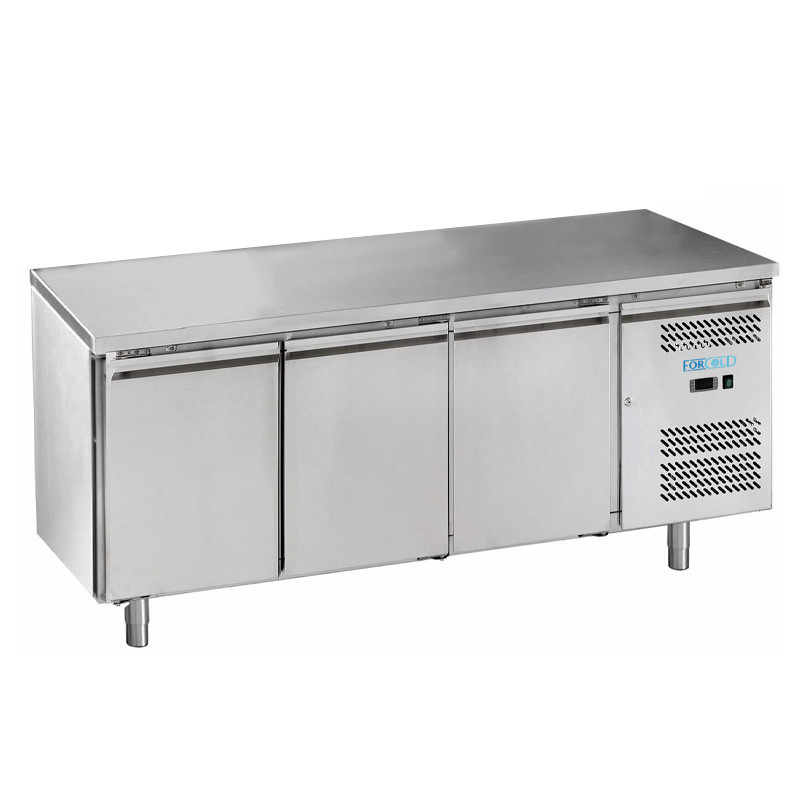 Tavolo Refrigerato 3 Porte GN/1/1 +2°+8° Ventilato Linea Forcold