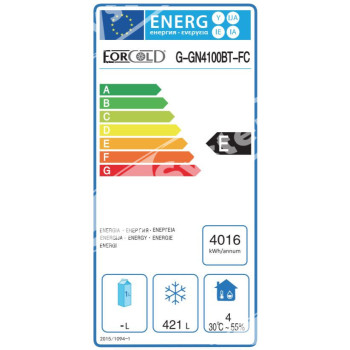 Tavolo Refrigerato 4 porte GN 1/1 -18°- 22° Ventilato Linea Forcold