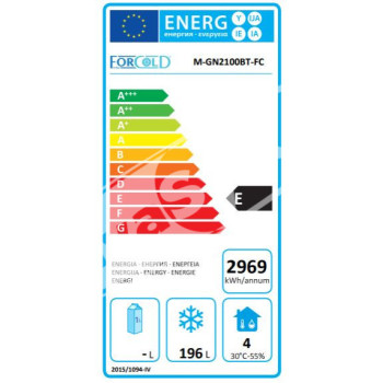 Tavolo Refrigerato 2 porte GN 1/1 -18°- 22° Ventilato Linea Forcold