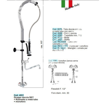 gruppi doccia professionali